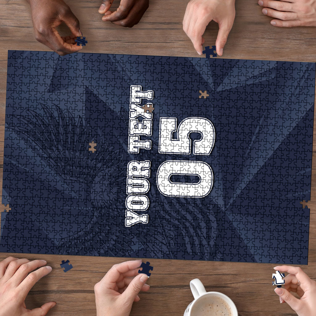 Custom United States Soccer 2026 Puzzle USA Eagle Simple Style