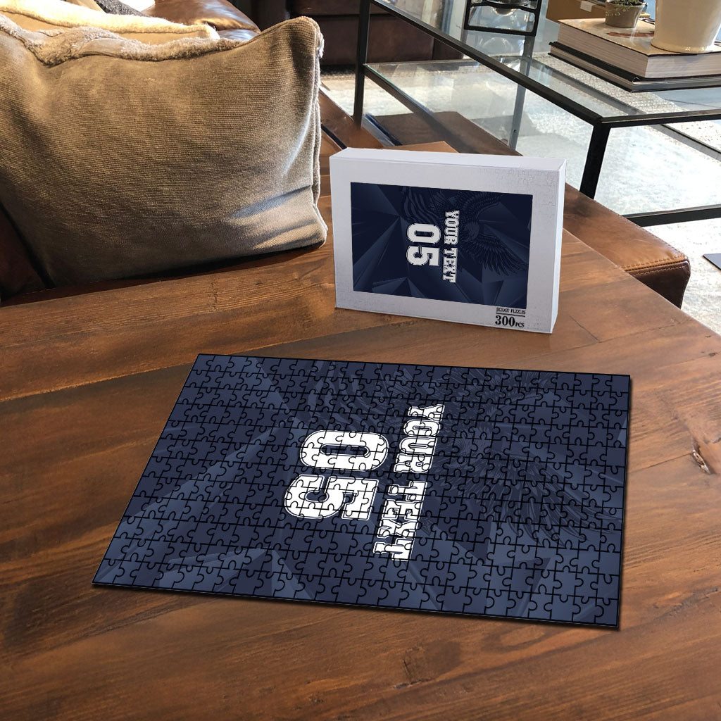 Custom United States Soccer 2026 Puzzle USA Eagle Simple Style