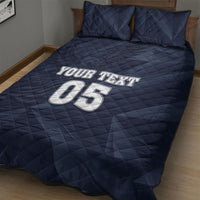 Custom United States Soccer 2026 Quilt Bed Set USA Eagle Simple Style