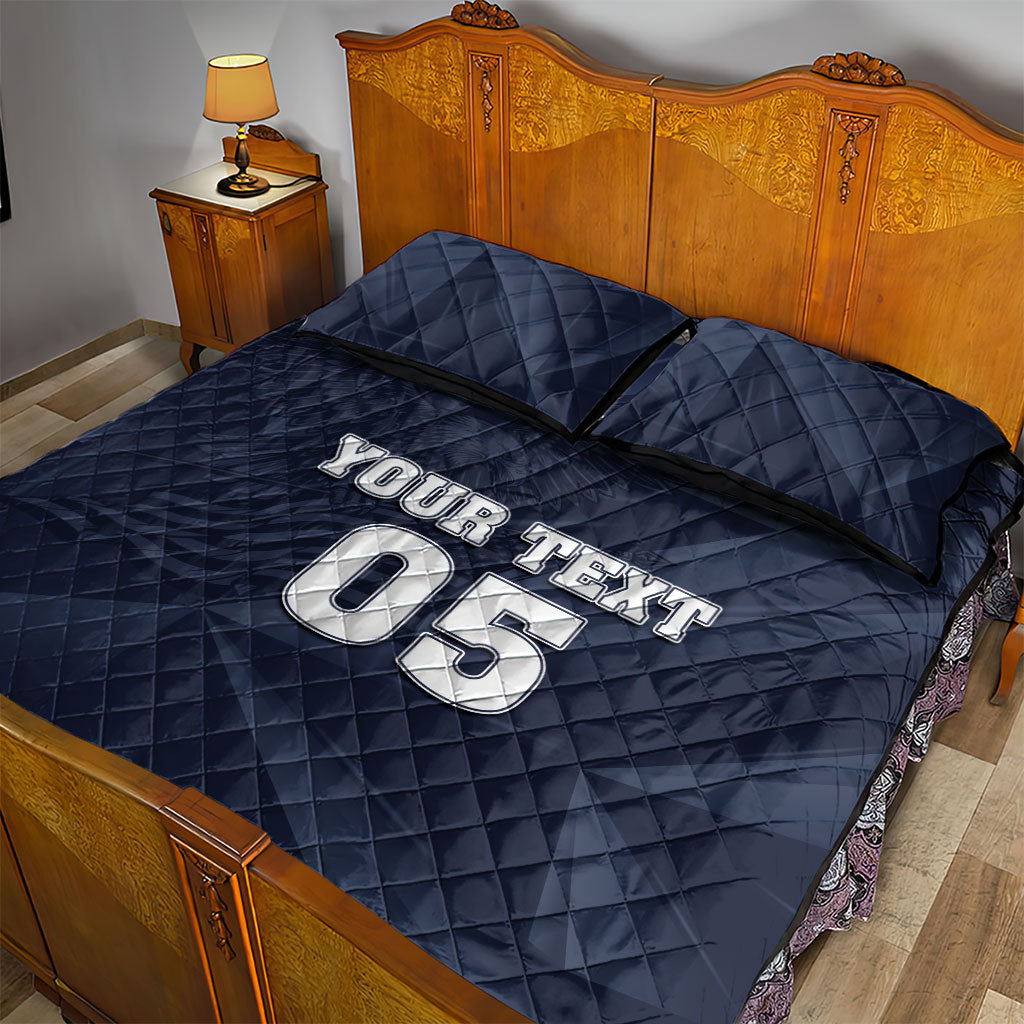 Custom United States Soccer 2026 Quilt Bed Set USA Eagle Simple Style