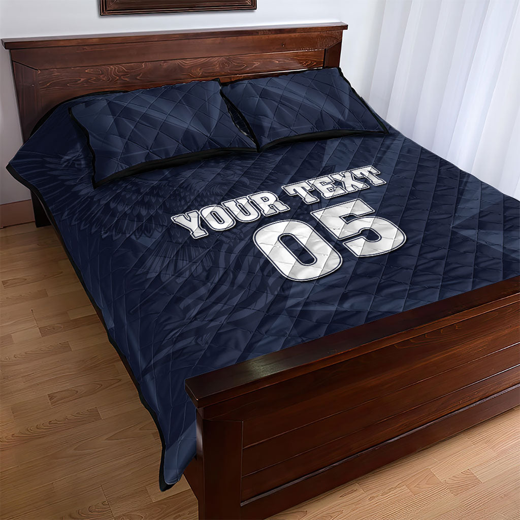 Custom United States Soccer 2026 Quilt Bed Set USA Eagle Simple Style