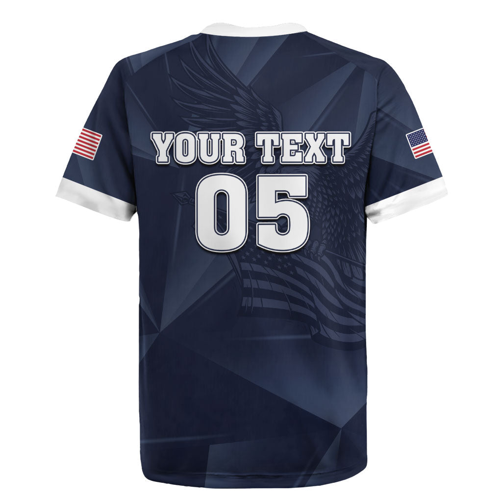 Custom United States Soccer 2026 Rugby Jersey USA Eagle Simple Style