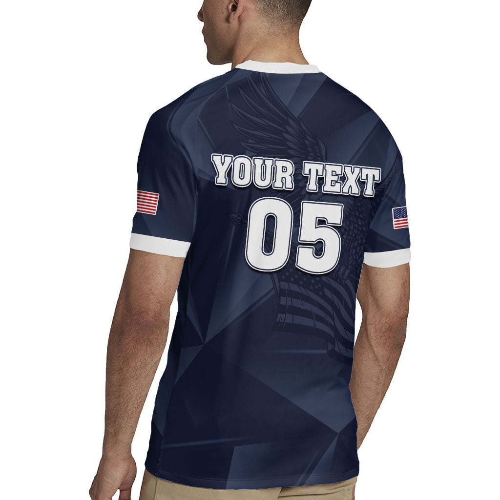 Custom United States Soccer 2026 Rugby Jersey USA Eagle Simple Style