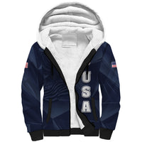 Custom United States Soccer 2026 Sherpa Hoodie USA Eagle Simple Style