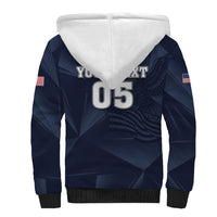 Custom United States Soccer 2026 Sherpa Hoodie USA Eagle Simple Style
