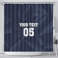 Custom United States Soccer 2026 Shower Curtain USA Eagle Simple Style