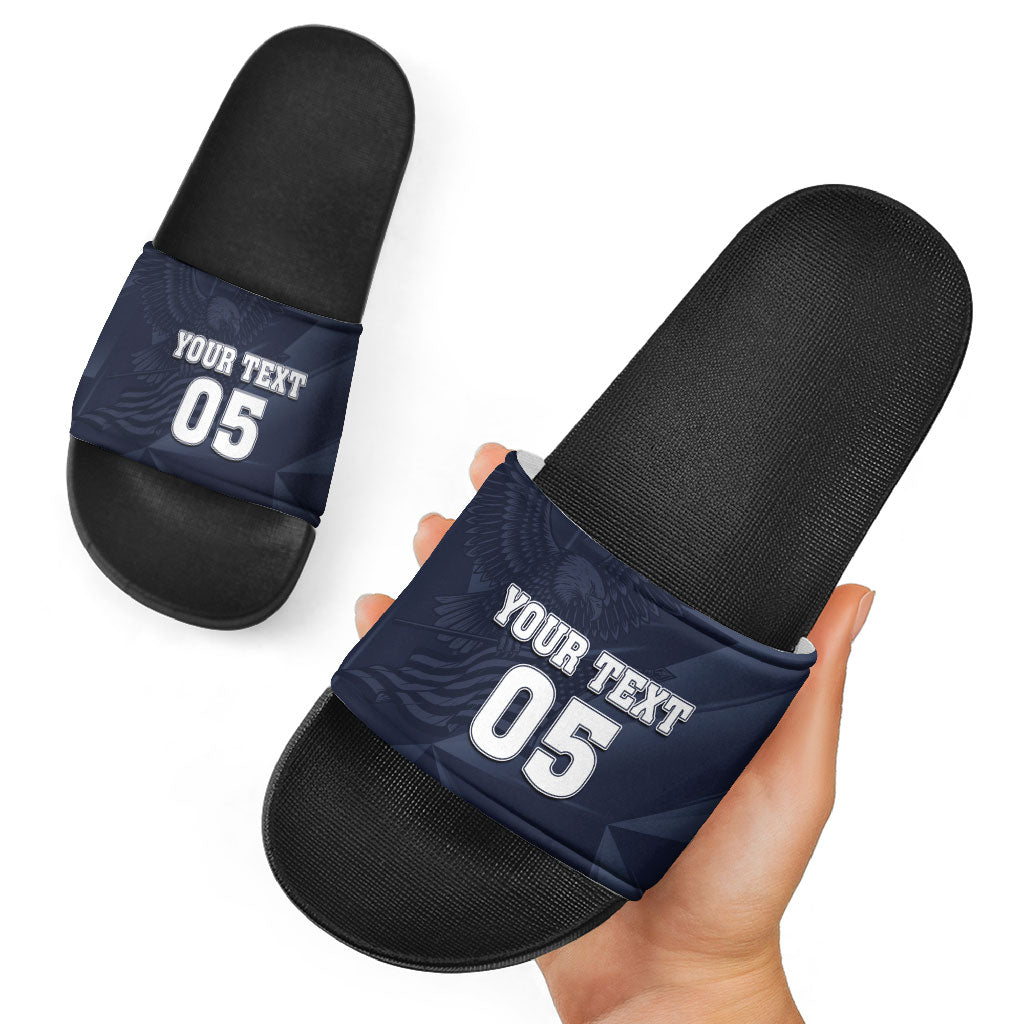 Custom United States Soccer 2026 Slide Sandals USA Eagle Simple Style