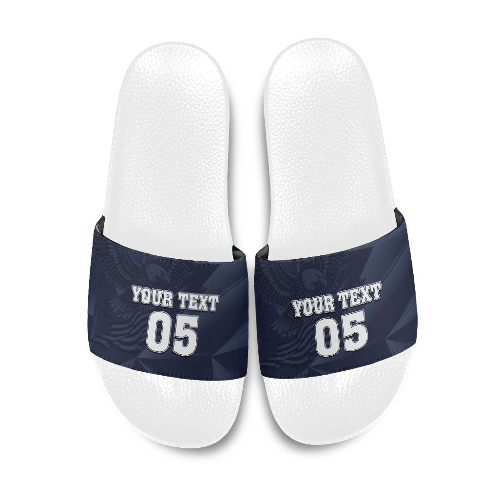 Custom United States Soccer 2026 Slide Sandals USA Eagle Simple Style