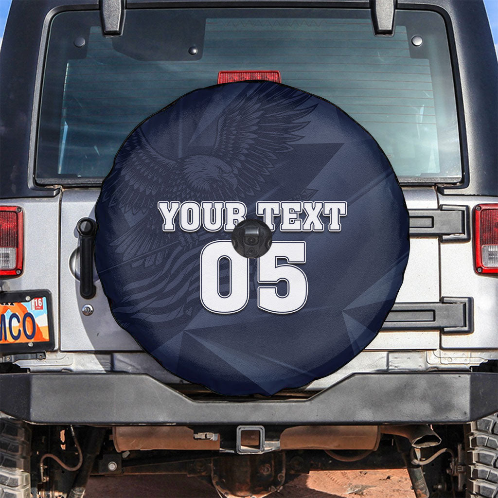 Custom United States Soccer 2026 Spare Tire Cover USA Eagle Simple Style
