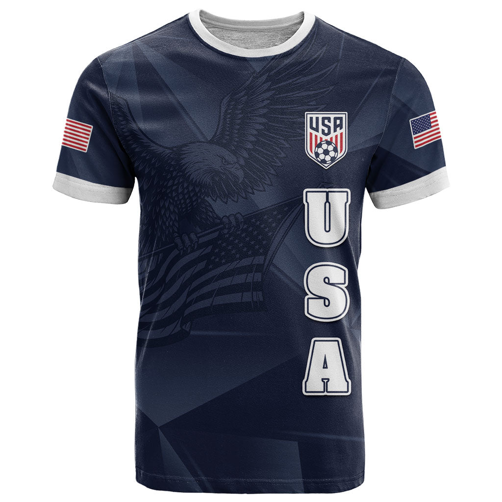 Custom United States Soccer 2026 T Shirt USA Eagle Simple Style