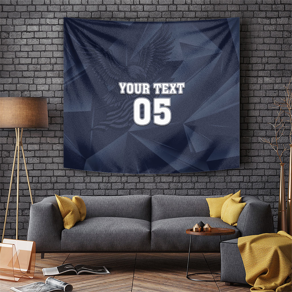 Custom United States Soccer 2026 Tapestry USA Eagle Simple Style