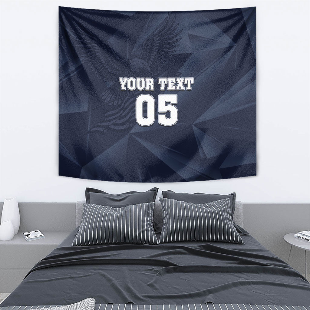 Custom United States Soccer 2026 Tapestry USA Eagle Simple Style