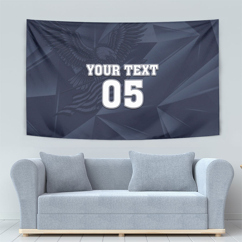 Custom United States Soccer 2026 Tapestry USA Eagle Simple Style