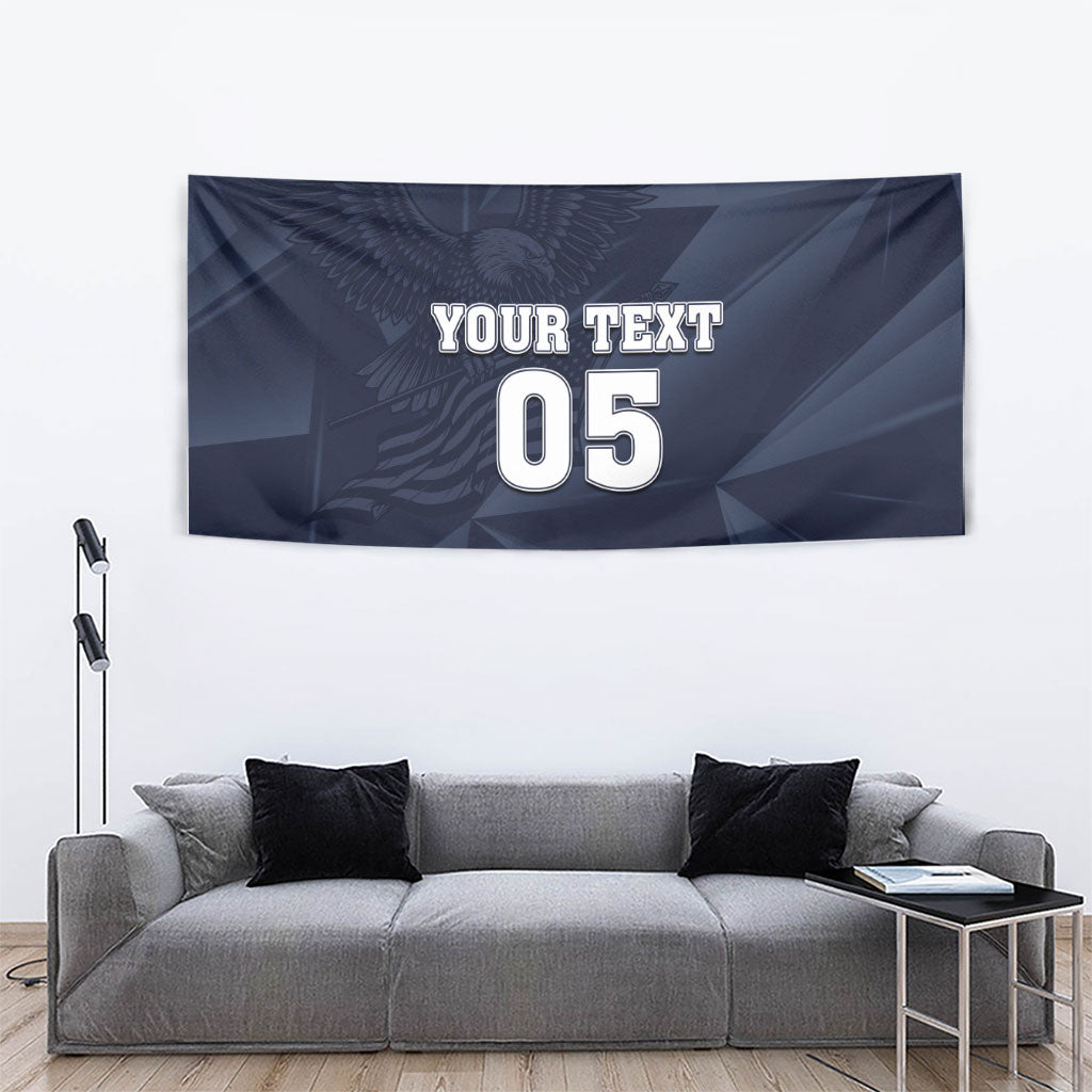 Custom United States Soccer 2026 Tapestry USA Eagle Simple Style