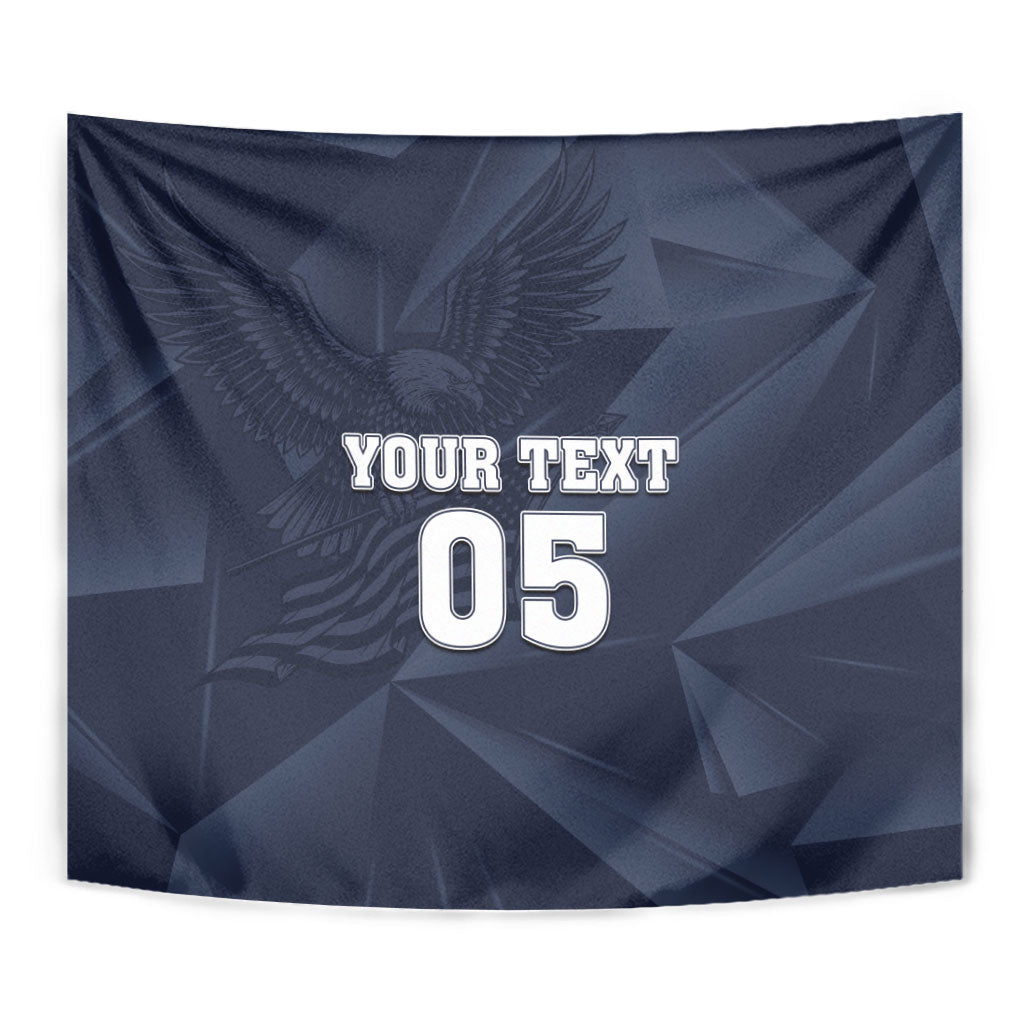 Custom United States Soccer 2026 Tapestry USA Eagle Simple Style