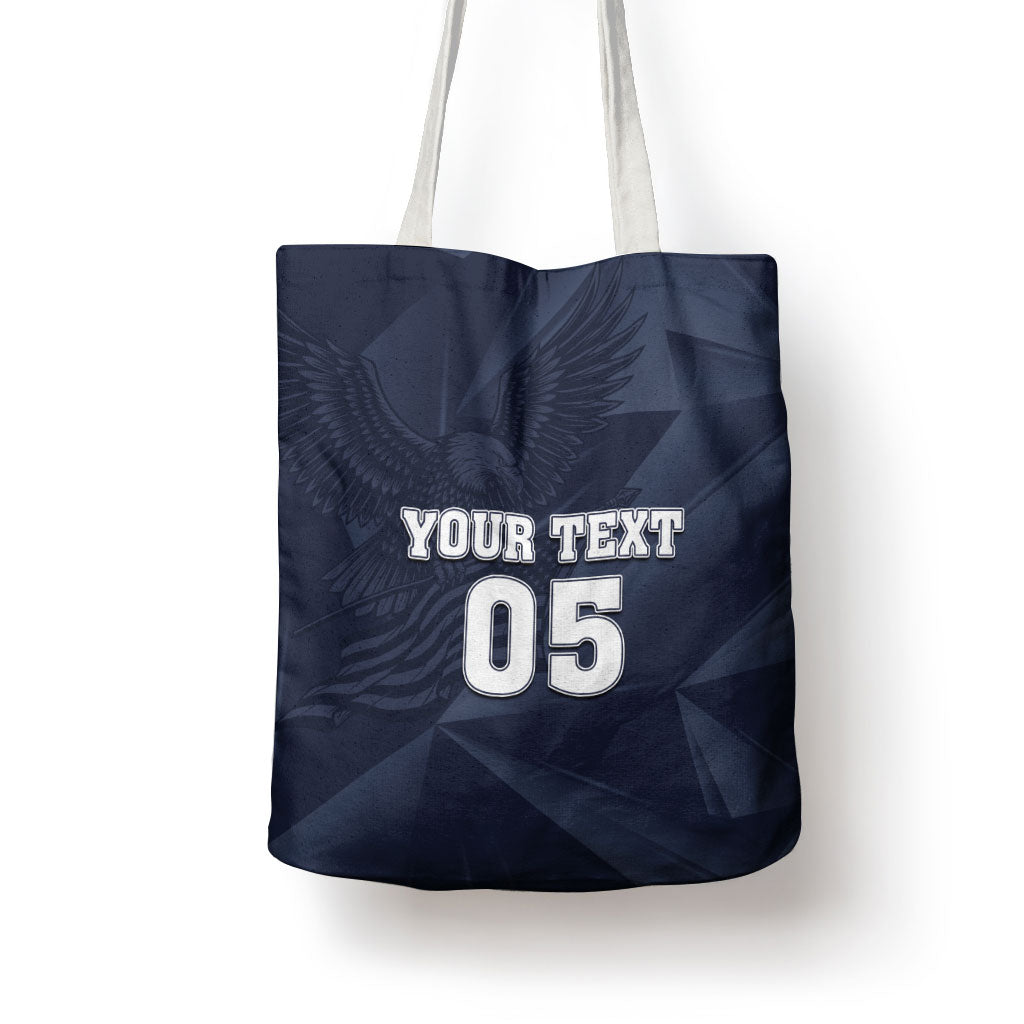 Custom United States Soccer 2026 Tote Bag USA Eagle Simple Style