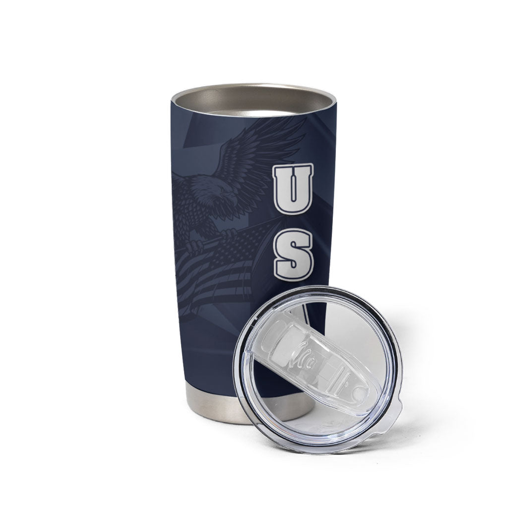 Custom United States Soccer 2026 Tumbler Cup USA Eagle Simple Style