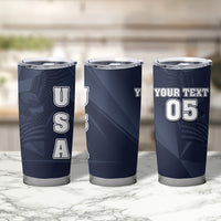 Custom United States Soccer 2026 Tumbler Cup USA Eagle Simple Style