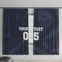 Custom United States Soccer 2026 Window Curtain USA Eagle Simple Style