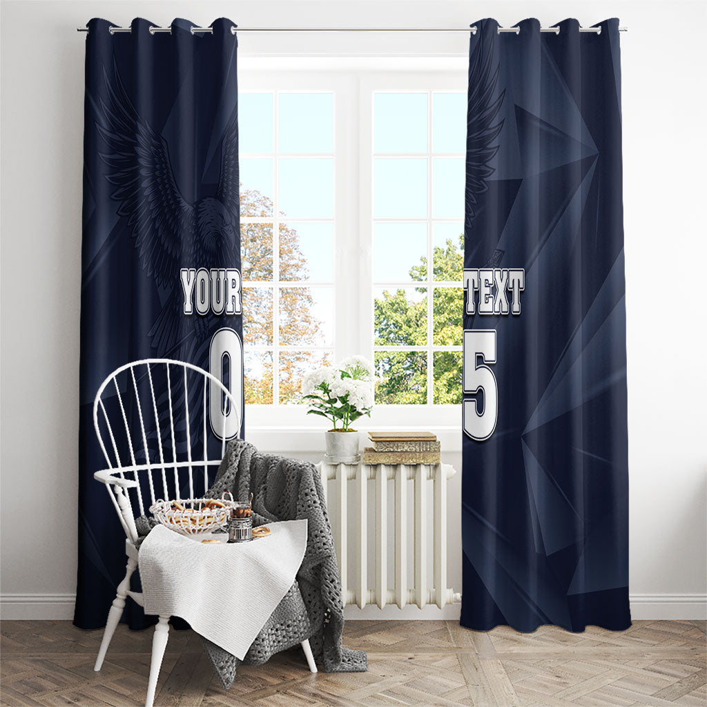 Custom United States Soccer 2026 Window Curtain USA Eagle Simple Style