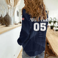 Custom United States Soccer 2026 Women Casual Shirt USA Eagle Simple Style