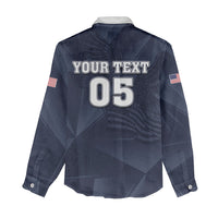 Custom United States Soccer 2026 Women Casual Shirt USA Eagle Simple Style