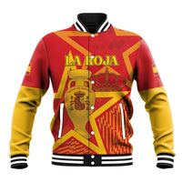Custom Spain 2024 Football Baseball Jacket La Roja Reigns Supreme LT05 - Wonder Print Shop
