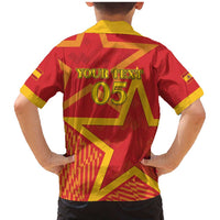 Custom Spain 2024 Football Family Matching Mermaid Dress and Hawaiian Shirt La Roja Reigns Supreme LT05 - Wonder Print Shop
