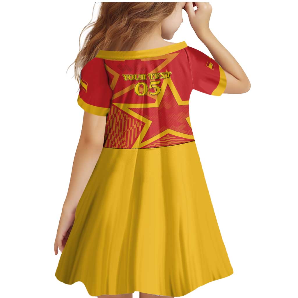 Custom Spain 2024 Football Family Matching Mermaid Dress and Hawaiian Shirt La Roja Reigns Supreme LT05 - Wonder Print Shop