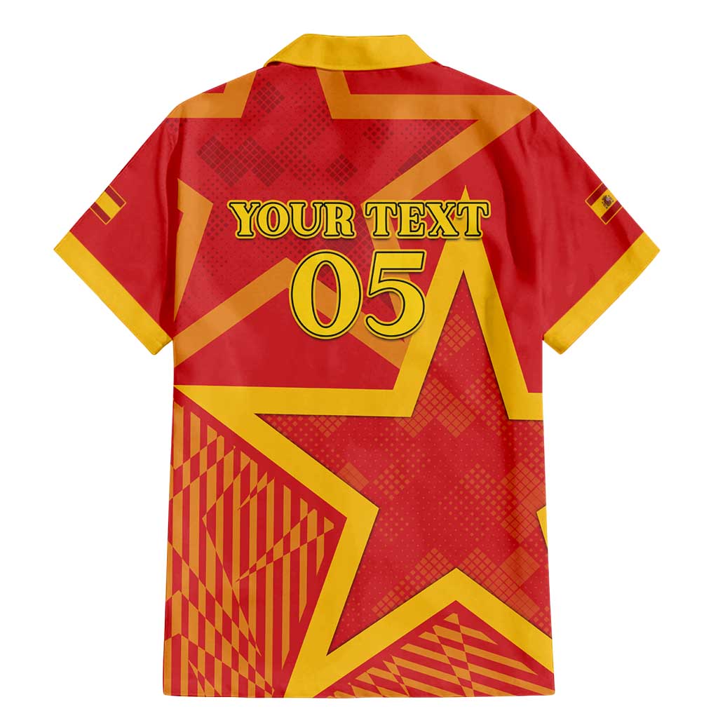 Custom Spain 2024 Football Family Matching Mermaid Dress and Hawaiian Shirt La Roja Reigns Supreme LT05 - Wonder Print Shop