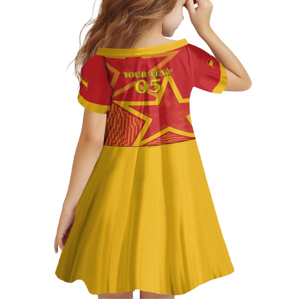 Custom Spain 2024 Football Family Matching Off Shoulder Maxi Dress and Hawaiian Shirt La Roja Reigns Supreme LT05 - Wonder Print Shop