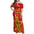 Custom Spain 2024 Football Family Matching Off Shoulder Maxi Dress and Hawaiian Shirt La Roja Reigns Supreme LT05 - Wonder Print Shop