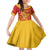 Custom Spain 2024 Football Family Matching Short Sleeve Bodycon Dress and Hawaiian Shirt La Roja Reigns Supreme LT05 - Wonder Print Shop