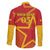 Custom Spain 2024 Football Family Matching Short Sleeve Bodycon Dress and Hawaiian Shirt La Roja Reigns Supreme LT05 - Wonder Print Shop