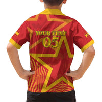 Custom Spain 2024 Football Family Matching Tank Maxi Dress and Hawaiian Shirt La Roja Reigns Supreme LT05 - Wonder Print Shop