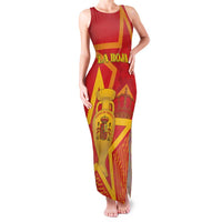 Custom Spain 2024 Football Family Matching Tank Maxi Dress and Hawaiian Shirt La Roja Reigns Supreme LT05 - Wonder Print Shop