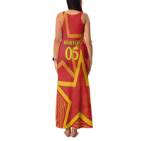 Custom Spain 2024 Football Family Matching Tank Maxi Dress and Hawaiian Shirt La Roja Reigns Supreme LT05 - Wonder Print Shop