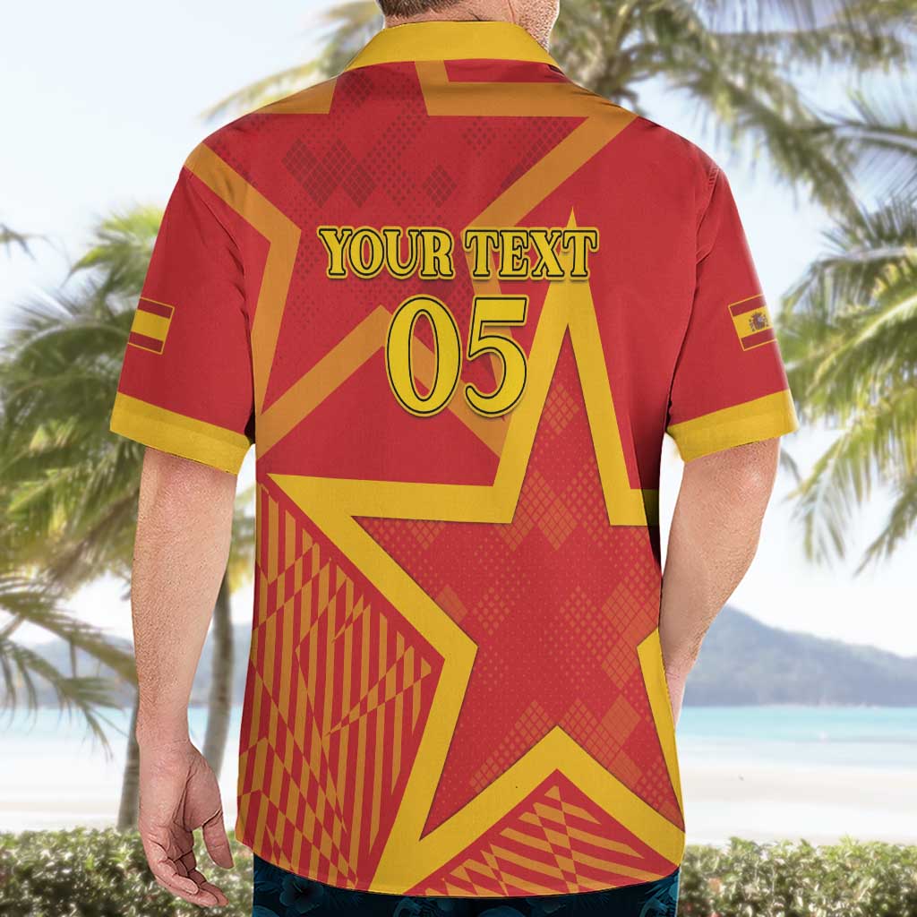 Custom Spain 2024 Football Hawaiian Shirt La Roja Reigns Supreme LT05 - Wonder Print Shop