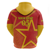 Custom Spain 2024 Football Hoodie La Roja Reigns Supreme LT05 - Wonder Print Shop
