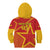 Custom Spain 2024 Football Kid Hoodie La Roja Reigns Supreme LT05 - Wonder Print Shop