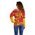 Custom Spain 2024 Football Off Shoulder Sweater La Roja Reigns Supreme LT05 - Wonder Print Shop