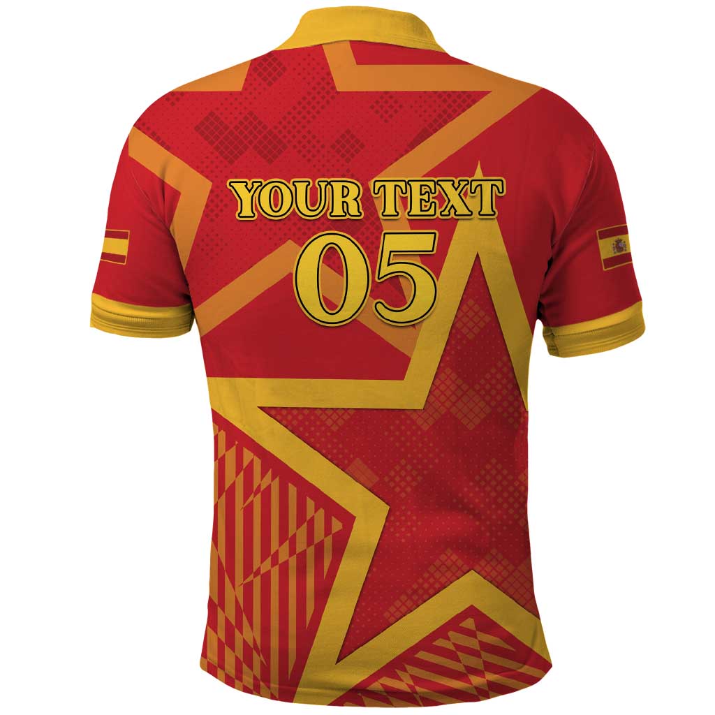 Custom Spain 2024 Football Polo Shirt La Roja Reigns Supreme LT05 - Wonder Print Shop