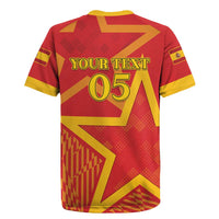 Custom Spain 2024 Football Rugby Jersey La Roja Reigns Supreme LT05 - Wonder Print Shop