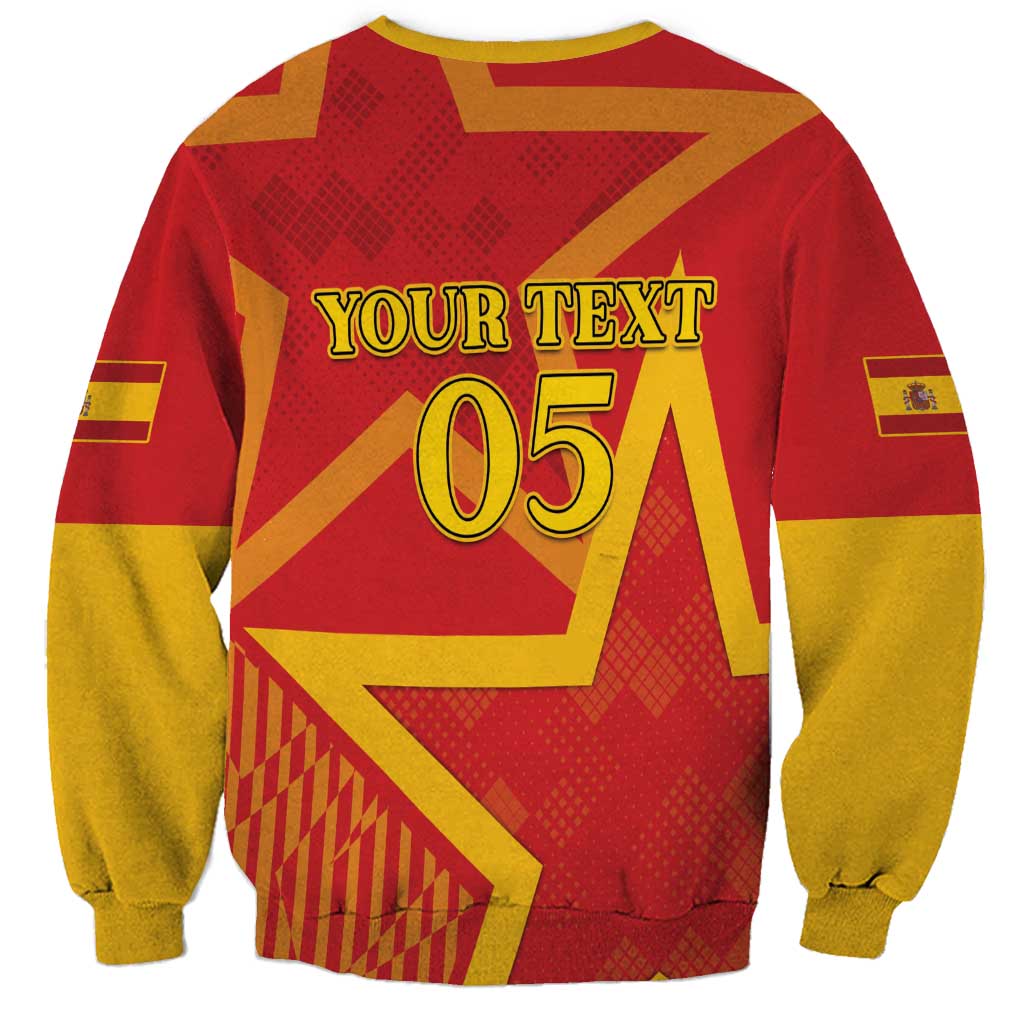 Custom Spain 2024 Football Sweatshirt La Roja Reigns Supreme LT05 - Wonder Print Shop