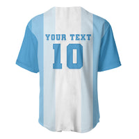Custom Argentina Football GOAT 10 Baseball Jersey Worldwide Legend