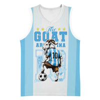 Custom Argentina Football GOAT 10 Basketball Jersey Worldwide Legend