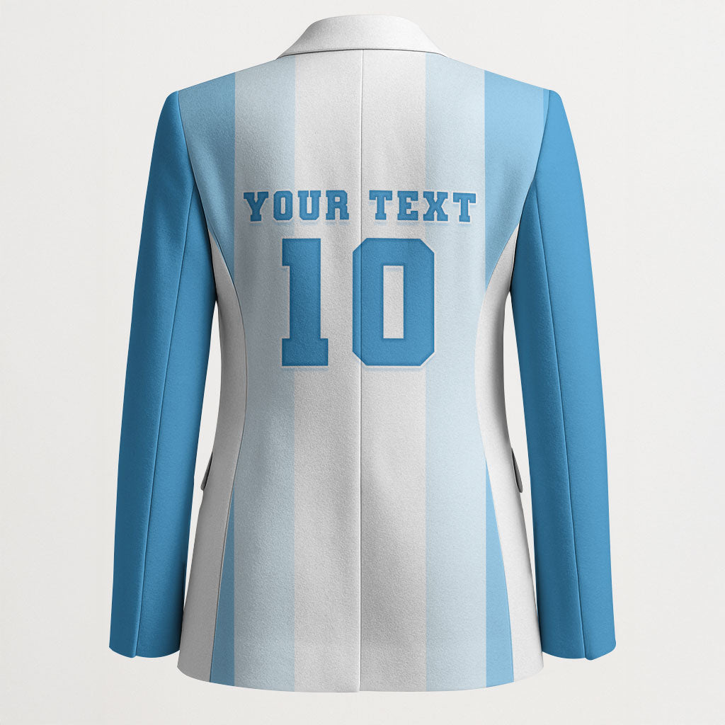 Custom Argentina Football GOAT 10 Blazer Worldwide Legend