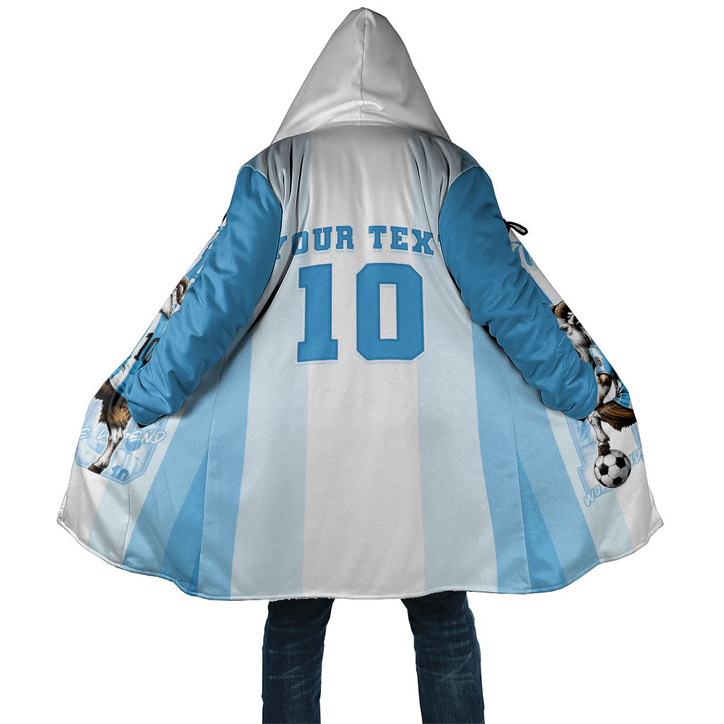 Custom Argentina Football GOAT 10 Cloak Worldwide Legend