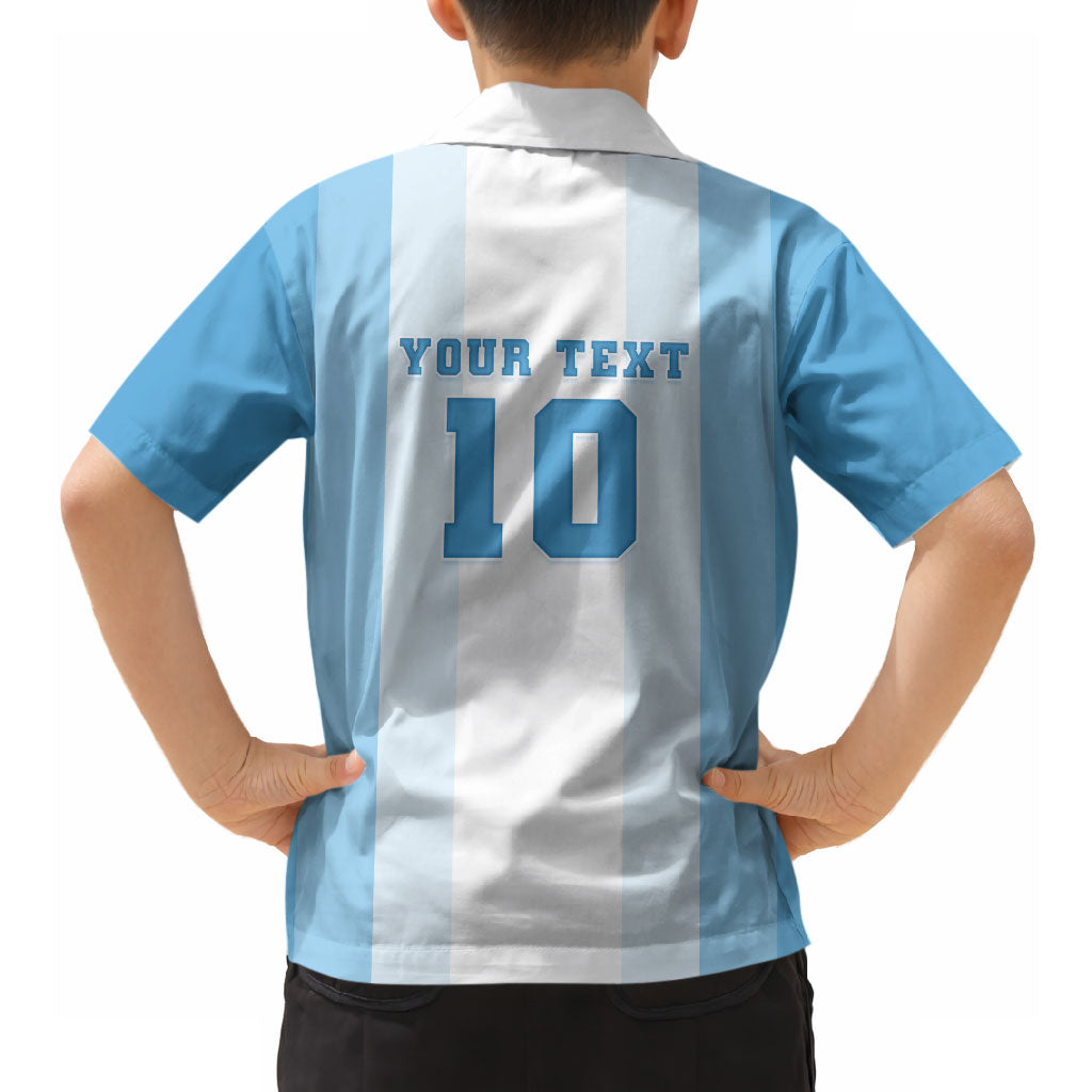 Custom Argentina Football GOAT 10 Hawaiian Shirt Worldwide Legend