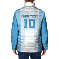 Custom Argentina Football GOAT 10 Padded Jacket Worldwide Legend